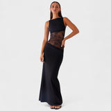 Noémie - Elegant Lace Maxi Dress