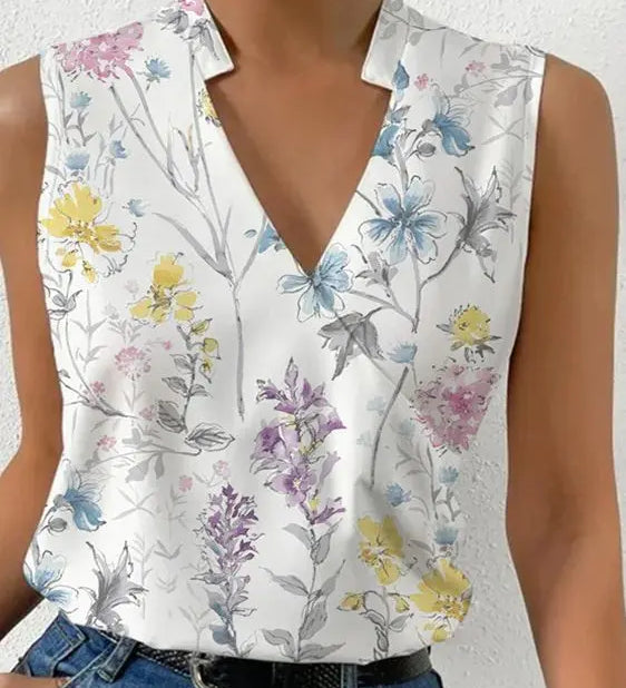 Saoirse - Cozy V-Neck Tee - Charlotte & Willow, product photo 7