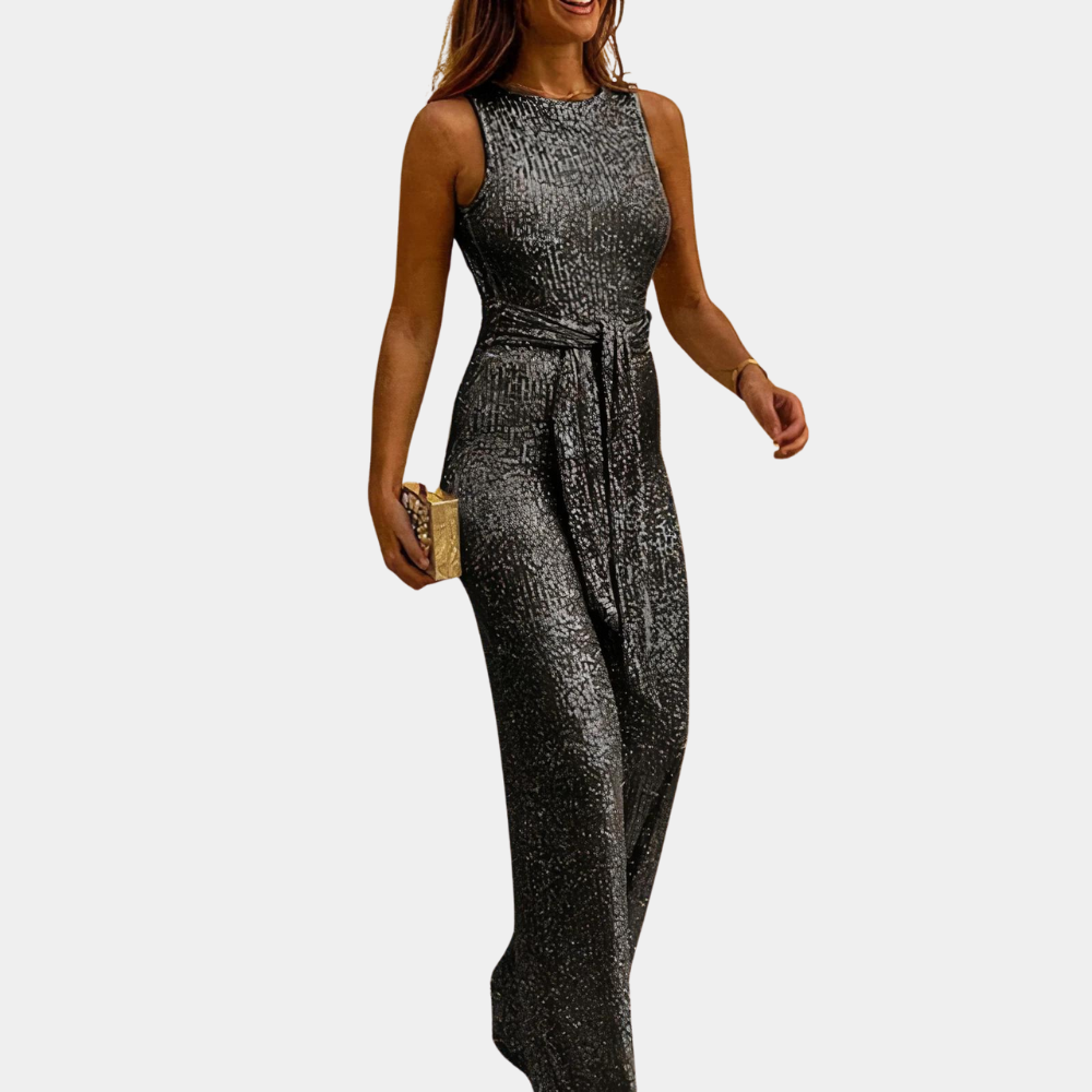 Tríona - Chic Shimmer Jumpsuit - Charlotte & Willow