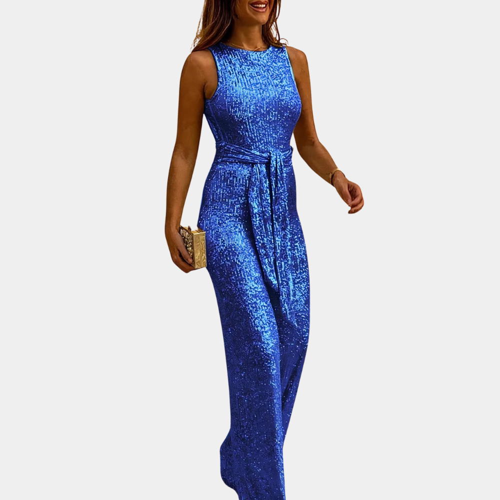 Tríona - Chic Shimmer Jumpsuit - Charlotte & Willow, product photo 6