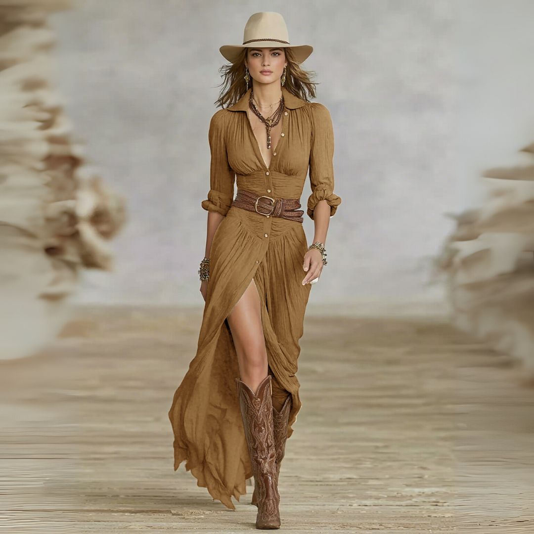 Gaëlle - Robe Maxi Élégante