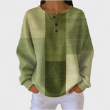 Ciara Olive Green Colour Block Jumper - Charlotte & Willow