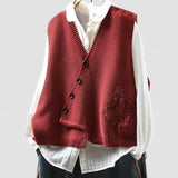 Justine - Off-Center Knit Cardigan