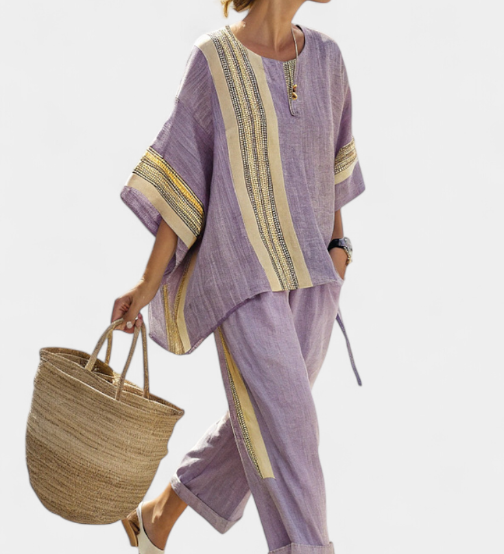 Fiona - Bohemian Lavender Set - Charlotte & Willow, styled look