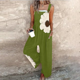 Classic Multicolour Dungarees - Charlotte & Willow, front view