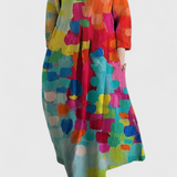 Valentine's Day Floral Maxi Dress