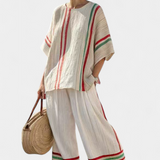 Aurore - Summer Striped Ensemble