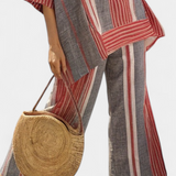 Anaïs - Elegant Striped Ensemble