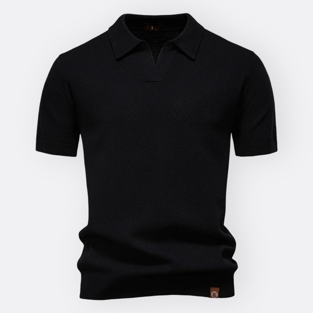 Cian Chic Tailored Polo - Charlotte & Willow, side view