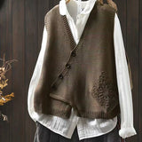 Justine - Off-Center Knit Cardigan