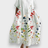 Élodie - Elegant Floral Maxi Dress