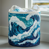 Ocean Wave Laundry Hamper