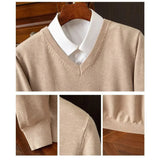 Justine - Chic V-Neck Sweater