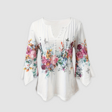 Eva™ Timeless breathable floral blouse