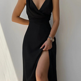 Delphine - Luxurious Satin Evening Gown