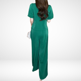 Elsie™ Elegant Short-Sleeve Two-Piece Set