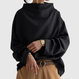 Caragh | Relaxed Fit Jumper with Stand-Up Collar