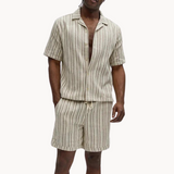 Anaïs - Textured Polo Ensemble