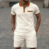 Maëlle - Waffle Knit Polo Set
