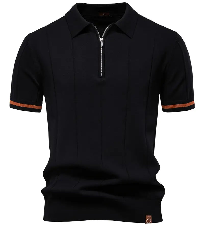Ronan Premium Polo Shirt - Charlotte & Willow, side view