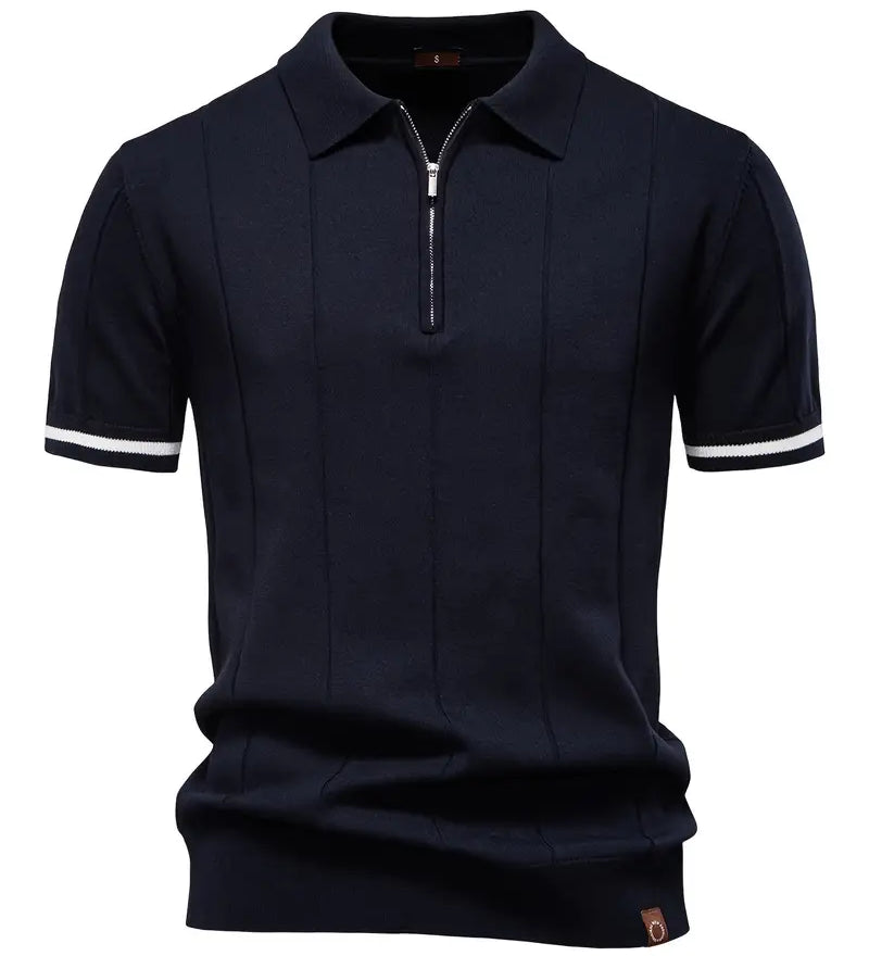 Ronan Premium Polo Shirt - Charlotte & Willow, detail