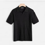Maëlle - Textured Polo Tee