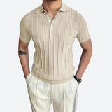 Céline V-Neck Polo Top