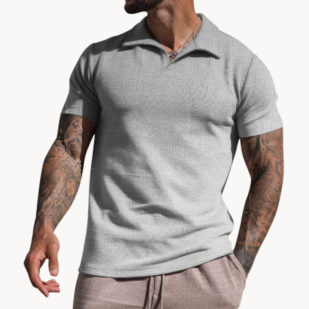Ronan Sophisticated Chic Polo - Charlotte & Willow, styled look