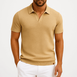 Élodie - Textured Polo Tee