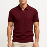Élodie - Textured Polo Tee