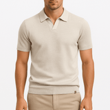 Élodie - Textured Polo Tee