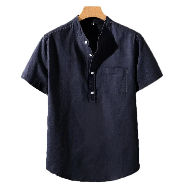 Cian Elegant High Neck Shirt - Charlotte & Willow, styled look