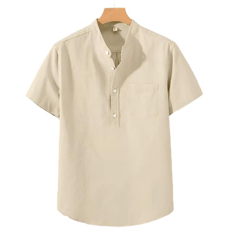 Cian Elegant High Neck Shirt - Charlotte & Willow