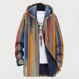 Clara - Striped Overcoat