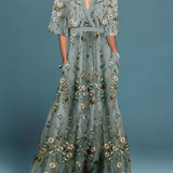 Anaïs - Elegant Floral Maxi Dress