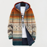 Inès - Chic Geometric Coat