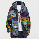 Céline - Cat Print Hooded Sweatshirt