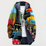 Élodie - Sweater with Parisian Print