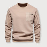 Inès - Stylish Ribbed Knit Sweater