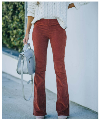 Isolde | Corduroy Flare Pants