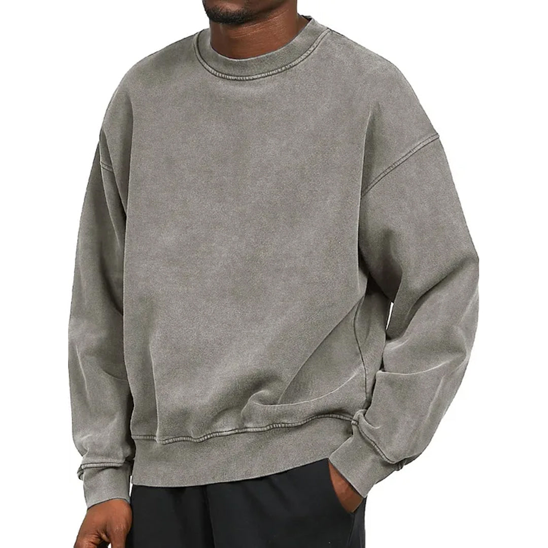 Seán Relaxed Fit Round Neck Sweater - Charlotte & Willow, styled look