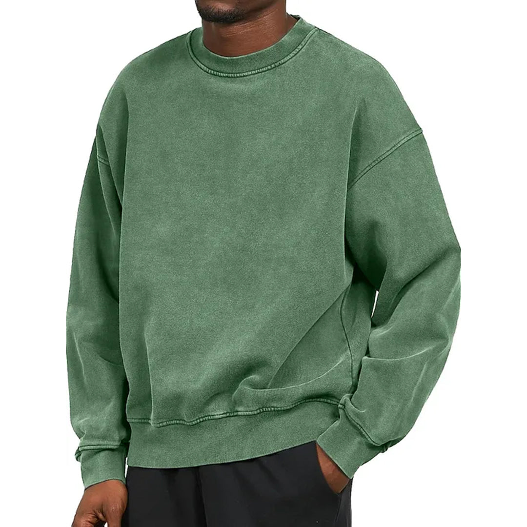 Seán Relaxed Fit Round Neck Sweater - Charlotte & Willow