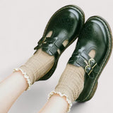 Sarah - Chic Vintage-Inspired Footwear