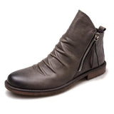 Élodie - Leather Ankle Chelsea Boots