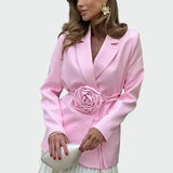 Inès - Chic Blush Blazer