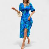 Margot - Midi Dress with Floral Print