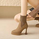 Sarah - Stylish Heeled Ankle Boots