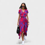 Romane - Floral Wrap Dress Design