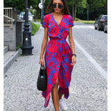 Maëlle - Midi Dress with Floral Print