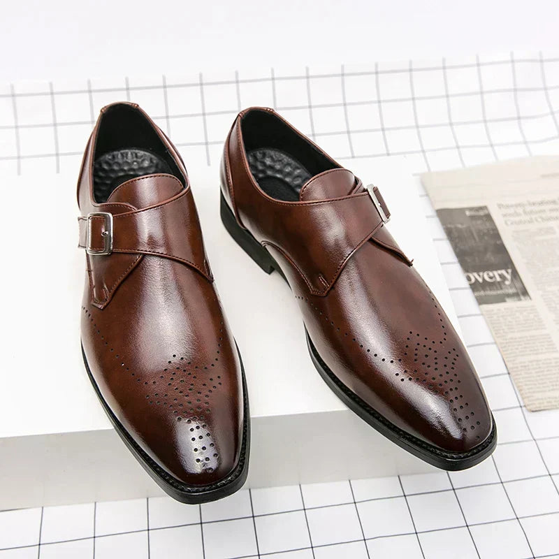 Darragh Shoes with Buckle Detail - Charlotte & Willow, side view